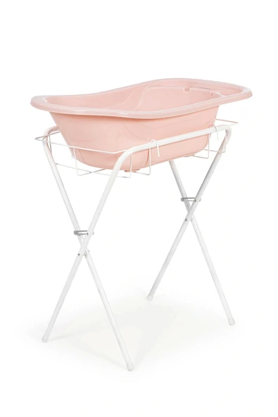 Babyjem Ayaklı Banyo Küvet Seti 7 Parça Pembe - 2
