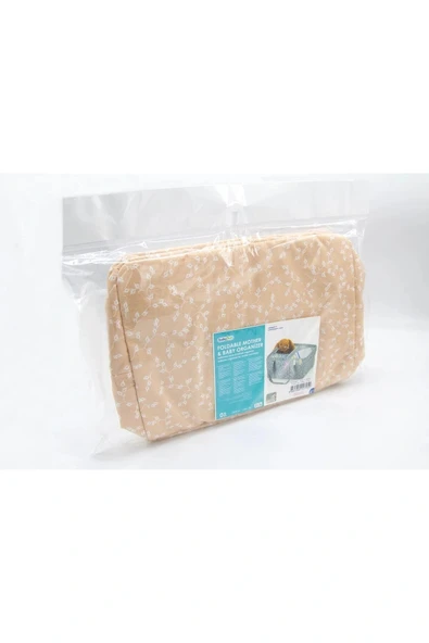 Babyjem Katlamalı Anne&Bebek Organizer Somon Çiçek - 8