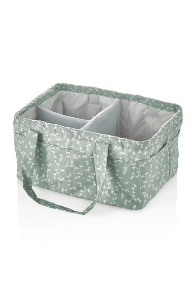 Babyjem Katlamalı Çanta Anne&Bebek Organizer Yeşil Çiçek - 3