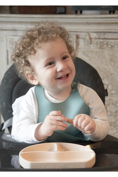 Babyjem 718 Mini Silikon Önlük Mint - Resim 5