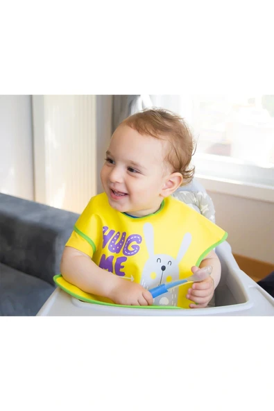 Babyjem Poli Muşamba Önlük Büyük Sarı ürün görseli