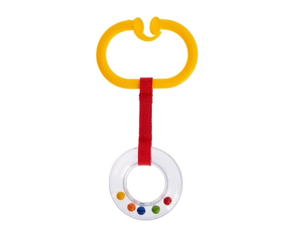 Babyjem Çıngıraklı Puset Halkası Sarı Oval