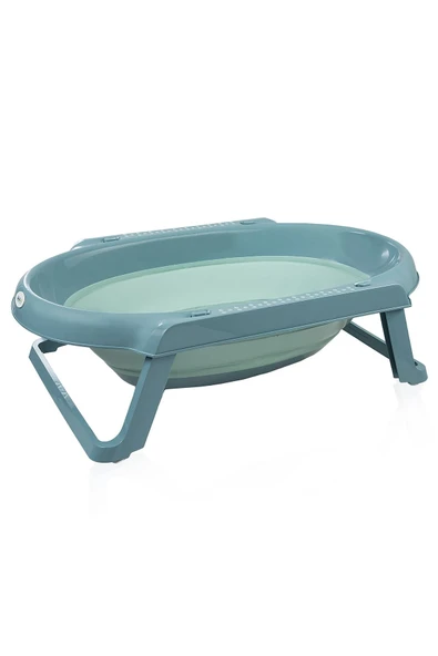 Babyjem Katlanır Banyo 3 Lü Set Turkuaz - 8