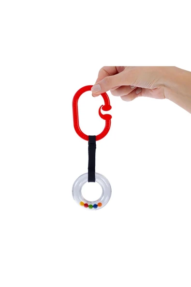 Babyjem Çıngıraklı Puset Halkası Oval - 3