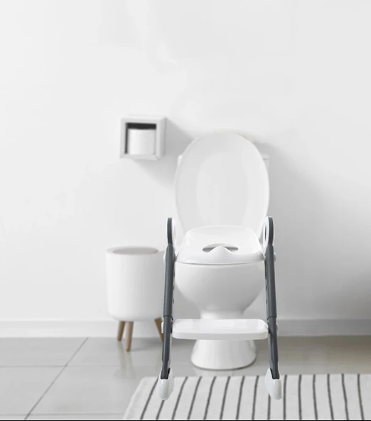Babyjem Basamaklı & Katlanır Klozet Adaptörü Beyaz