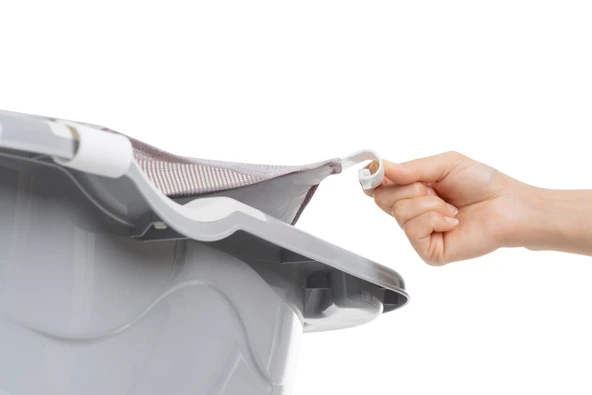 Babyjem Bebek Banyo Küvet Filesi Havlu Gri - Resim 2