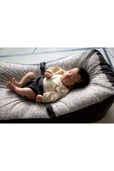 Babyjem Soft Bebe Minderi Somon Çiçek - 2