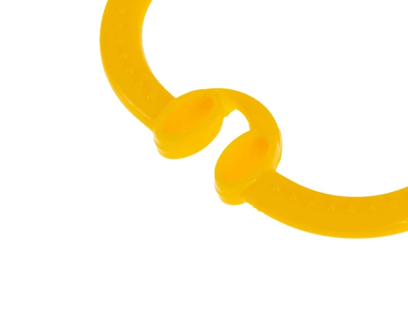 Babyjem Çıngıraklı Puset Halkası Sarı Oval - 6