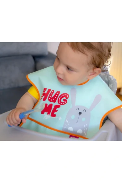 Babyjem Poli Muşamba Önlük Büyük Yeşil ürün görseli