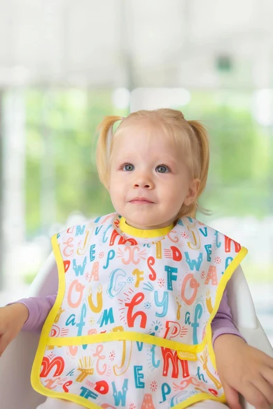 Babyjem Baskılı Blw Kolsuz Önlük 788 Harf Desen - 2