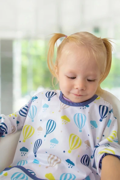 Babyjem Baskılı Blw Kollu Önlük Balon Desen ürün görseli