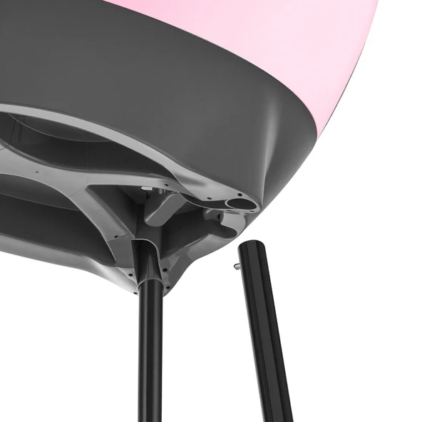 Babyjem Elegant Bebek Banyo Küvet Seti Pembe Renk- Küvet ,Maşrapa, Banyo Kovası - 5