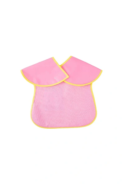 Babyjem Poli Muşamba Önlük Büyük Pembe - Resim 4