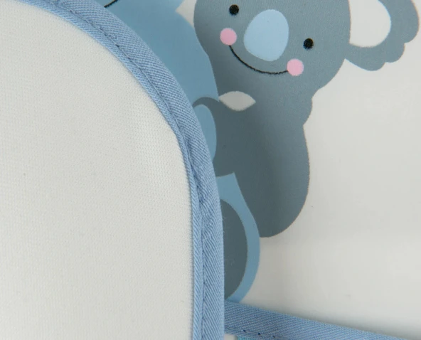 Babyjem Poli Muşamba Önlük Küçük Mavi - Resim 5