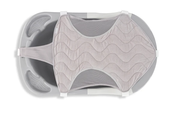 Babyjem Bebek Banyo Küvet Filesi Havlu Gri - Resim 3