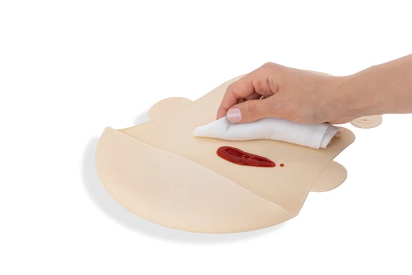 Babyjem Silikon Önlük Ekru - Resim 3