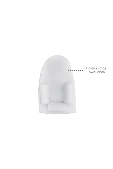 Babyjem Kiraz Çekirdekli Antikolik Uyku Yastığı Air 426 Beyaz - 4