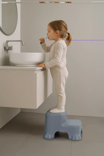 Babyjem Katlı Basamak Gri ürün görseli 1