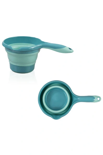 Babyjem Katlanır Banyo 3 Lü Set Turkuaz - 7