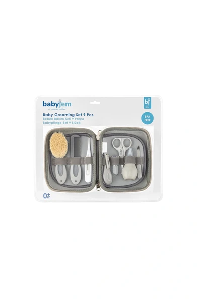 Babyjem Gri Bebek Bakım Seti 9 Parça - 4