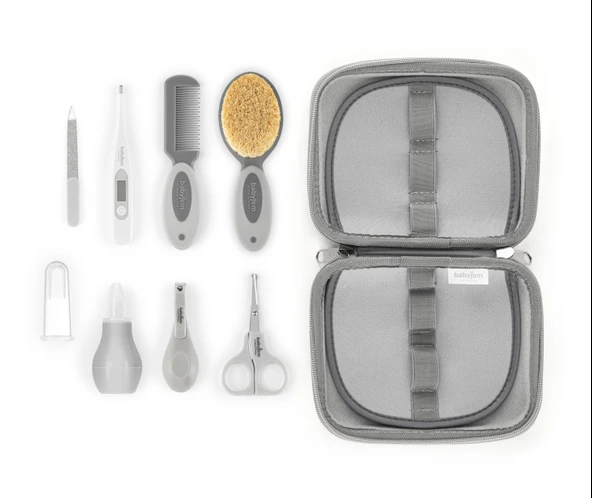 Babyjem Gri Bebek Bakım Seti 9 Parça ürün görseli 1