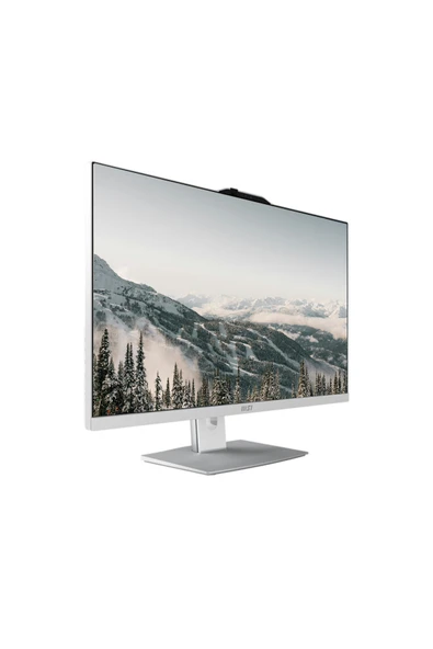 MSI Modern AM272P i7-1255U 32GB 256GB SSD 27" FHD IPS FDOS All In One PC Beyaz & PER4 BELLEK - Resim 2
