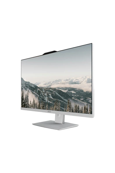 MSI Modern AM272P i7-1255U 20GB 256GB SSD 27" FHD IPS W11H All In One PC Beyaz & PER4 BELLEK - Resim 3