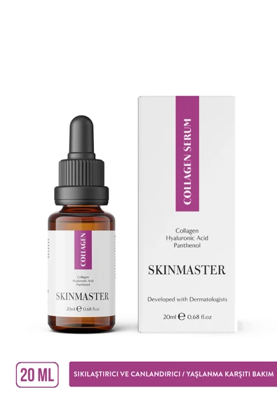 SkinMaster, Sıkılaştırıcı ve Canlandırıcı, Kolajen Serum - 20 ml  (Collagen, Panthenol, Ha) - 1