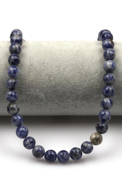 Mavi Aventurin Doğal Taş Dizi 8 mm Küre Kesim - Resim 2