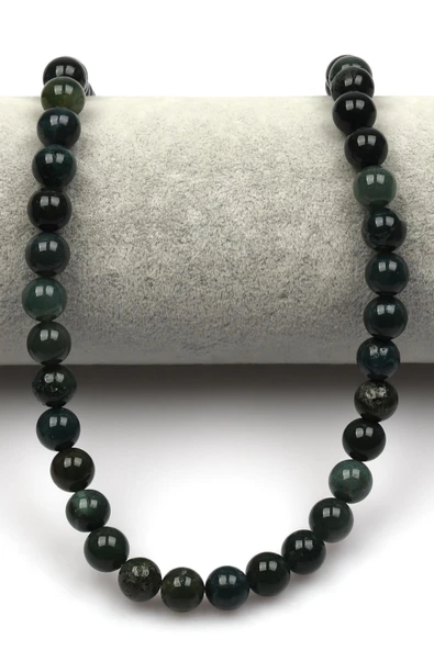 Yosun Akik Doğal Taş Dizi 8 mm Küre Kesim - Resim 2