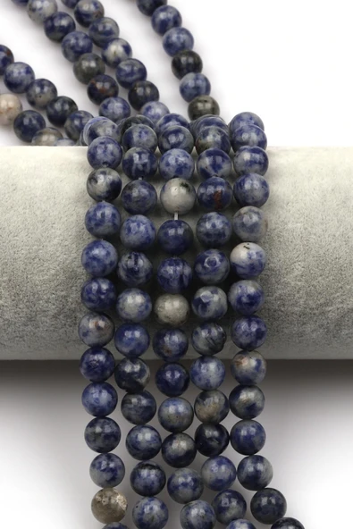 Mavi Aventurin Doğal Taş Dizi 8 mm Küre Kesim ürün görseli