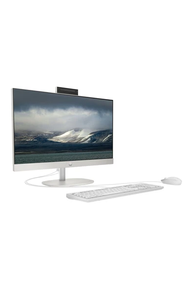 HP ProOne 240 G10 i5 1335U 36GB 2TB SSD Iris Xe Graphics 23.8" FHD W11H All In One PC Beyaz & PER4 - Resim 2