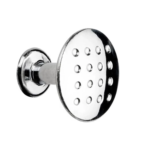 Noktalı Düğme Çekmece Dolap Dolabı Kulpu Kulbu Krom Metal Daire Kulpları (4 ADET) Mobilya Mutfak - 4
