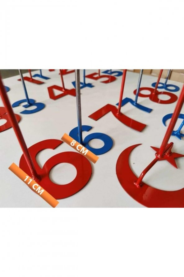 Hayvan Numara Işaretleme Soğuk Damga Seti 8 Cm-küçükbaş - 5