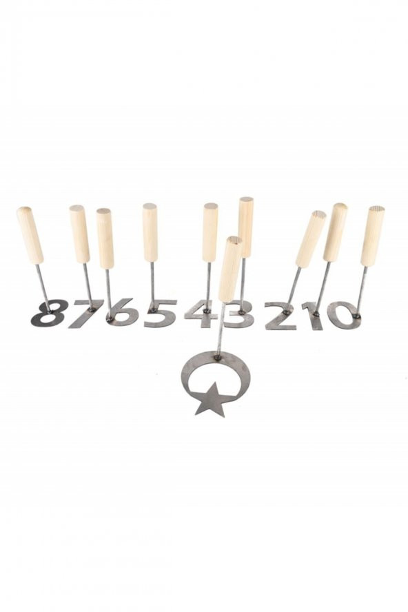Hayvan Numara Işaretleme Soğuk Damga Seti 8 Cm-küçükbaş - 6
