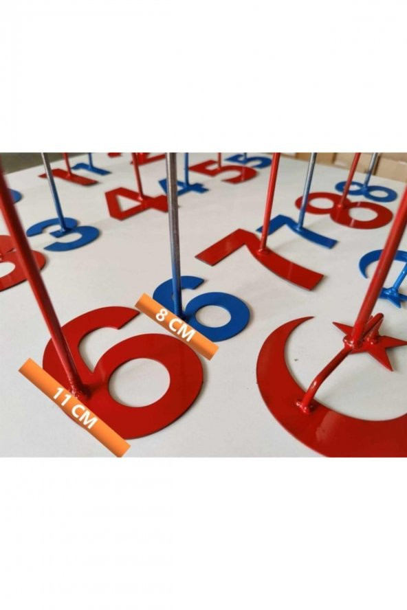 Hayvan Numara Işaretleme Soğuk Damga Seti 8 Cm-küçükbaş - 7