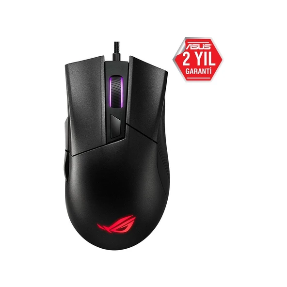 P507 ROG Gladius II Core Aura Sync RGB Oyuncu Mouse - Resim 2