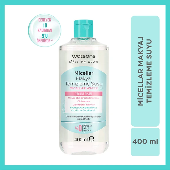 Watsons, Aseton + Micellar + Yuvarlak Makyaj Pamuğu, Seti - Resim 2