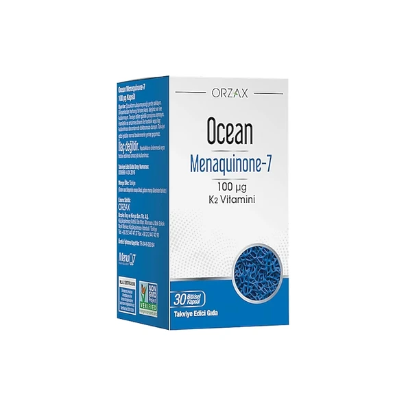 Ocean Menaquinone-7 K2 Vitamini 30 Kapsül ürün görseli
