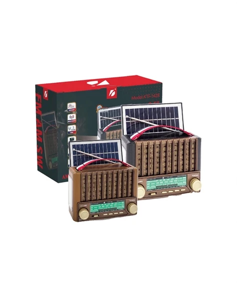 KTF-1428 Güneş Enerjili Bluetooth Hoparlör - Resim 2