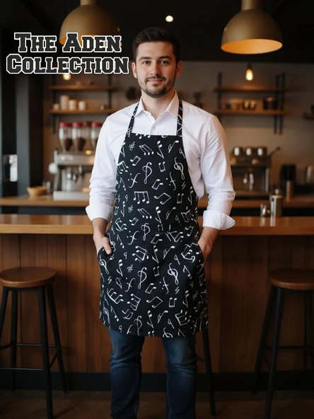 Nota Desenli Mutfak Önlüğü - 2