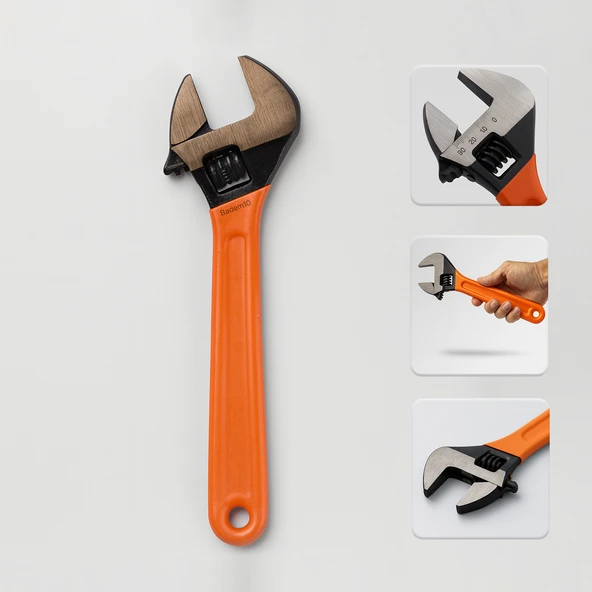 Kurbağacık Mengene 10 İnç 250 Mm 25 Cm Metal Sabitleme İngiliz Anahtarı Kurbacık ürün görseli