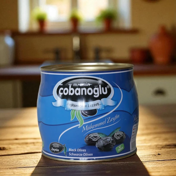 Çobanoğlu Yağlı Sele Siyah Zeytin  Taş Baskılı  +plus lezzet Net: 1.5 kg ürün görseli