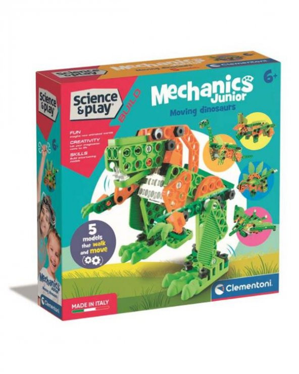 Clementoni Mechanics Junior Hareketli Dinozorlar 75061