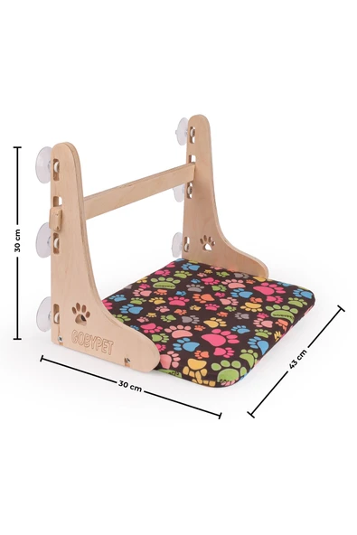 Vantuzlu Kedi Yatağı, Cama Asılan Kedi - Köpek Yatağı, Hediye Paspas - 10