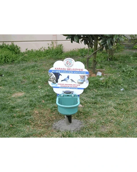 Su veya Mama Kabı Dikdörtgen Tabelalı - 2