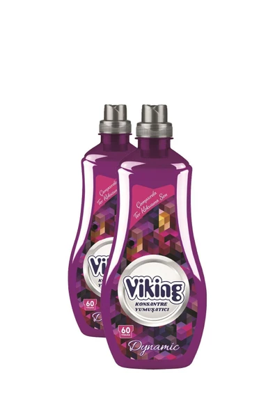 Konsantre Çamaşır Yumuşatıcısı Dynamic 1440 ml 2 Adet