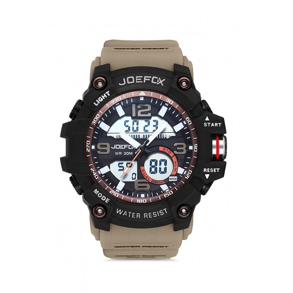 Joefox G-shock Dijital Analog Erkek Kol Saati Fonksiyonel Su Geçirmez Spor Saat jeo00028 ürün görseli 1