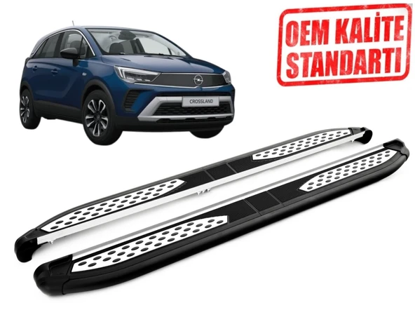 CROSSLAND ARACA ÖZEL B PLUS YAN BASAMAK 2017 2018 2019  2020 2021 2022 2023 2024 2025 SİYAH ürün görseli 1