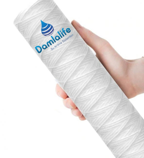10" Inç iplik 1 Micron Sediment Sargı ip Tortu Filtre